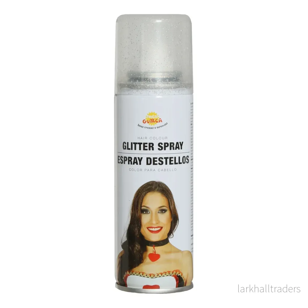 Hårspray, glitter silver 125 ml