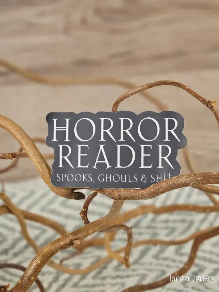 Vinyl sticker – Horror Reader