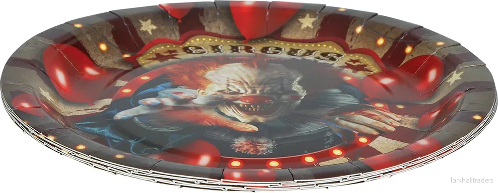 Tallrikar, cirkusclown 23 cm 6 st - Bild 2