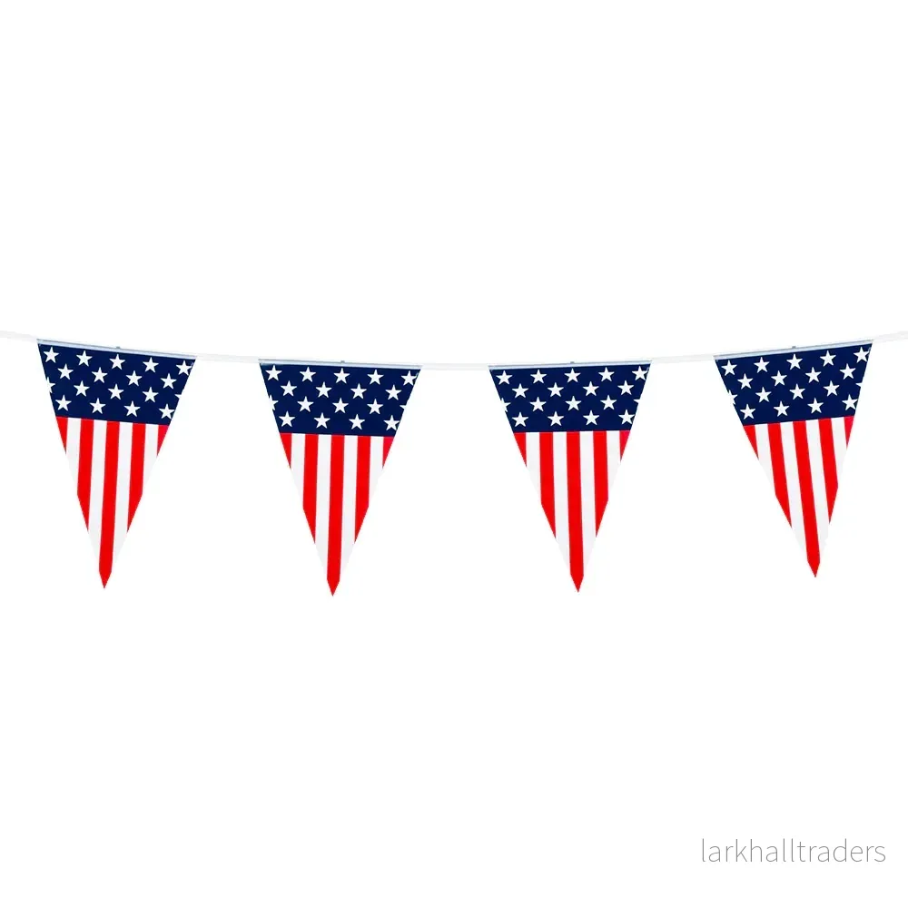 Flaggirlang, USA 30×20 cm 6 m Flaggirlang, USA 30×20 cm 6 m