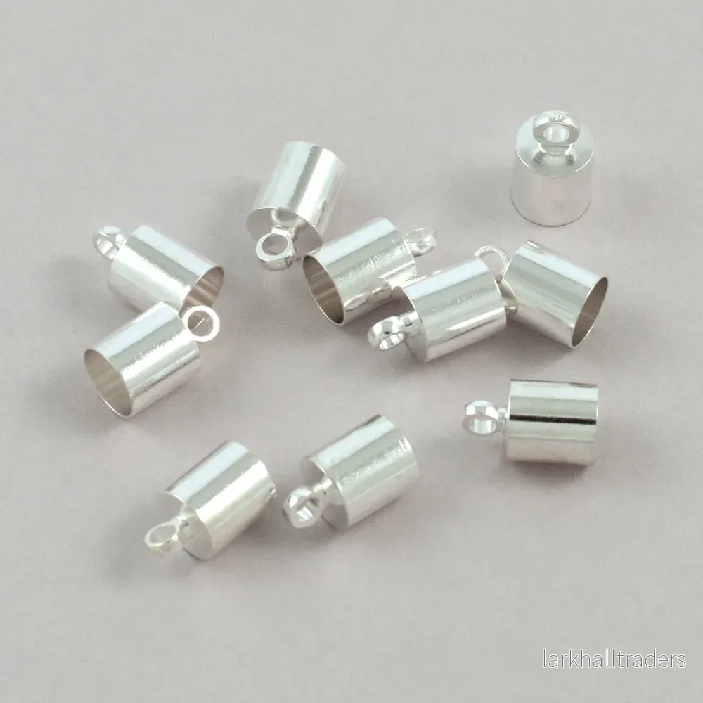 Bandavslut, silver, 5,5mm, 8st