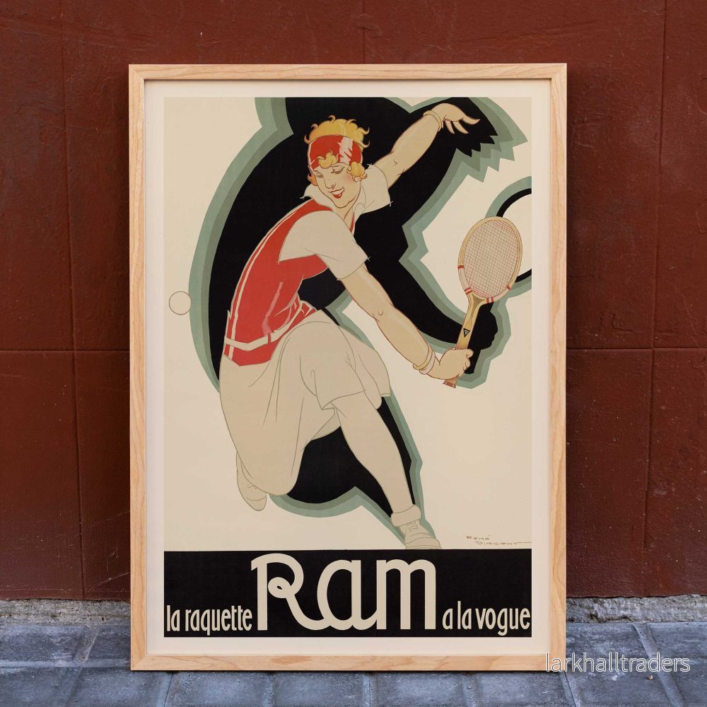 La raquette Ram a la vogue Poster