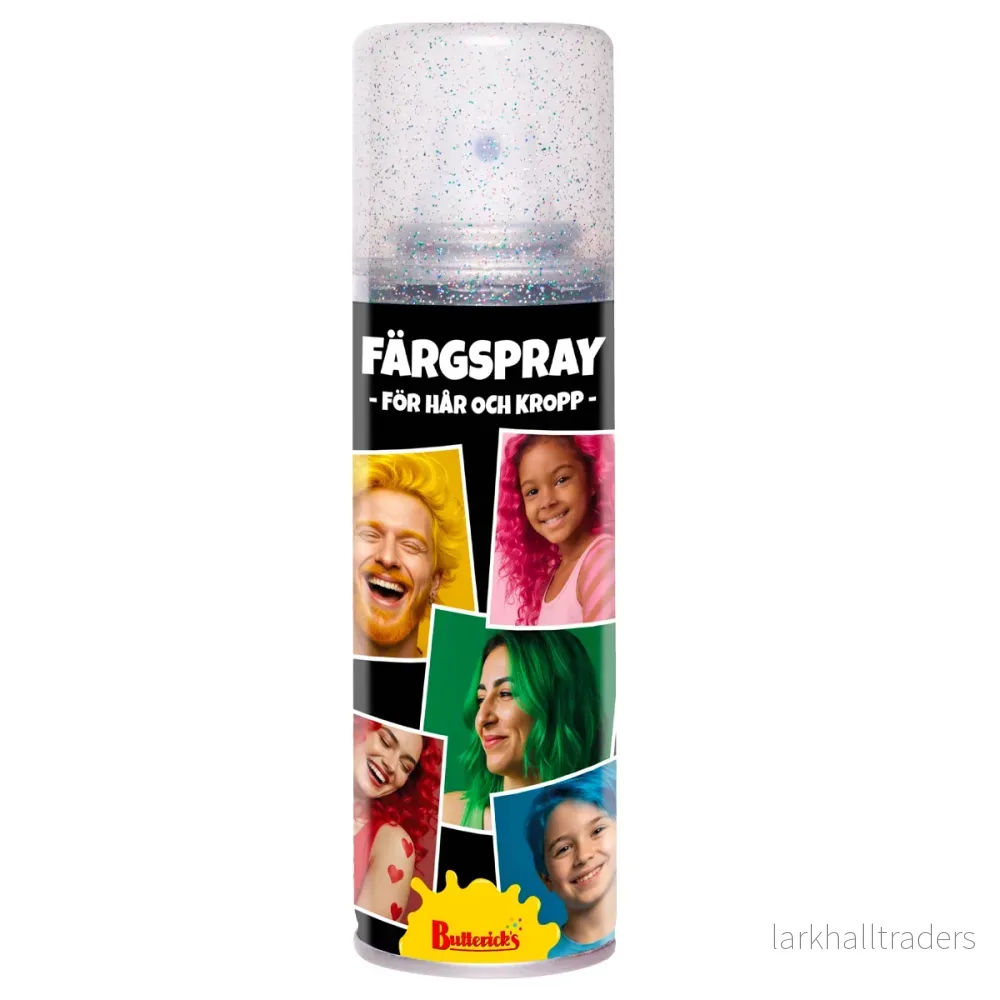 Hår- & kroppsspray, multiglitter 125 ml Hår- & kroppsspray, multiglitter 125 ml