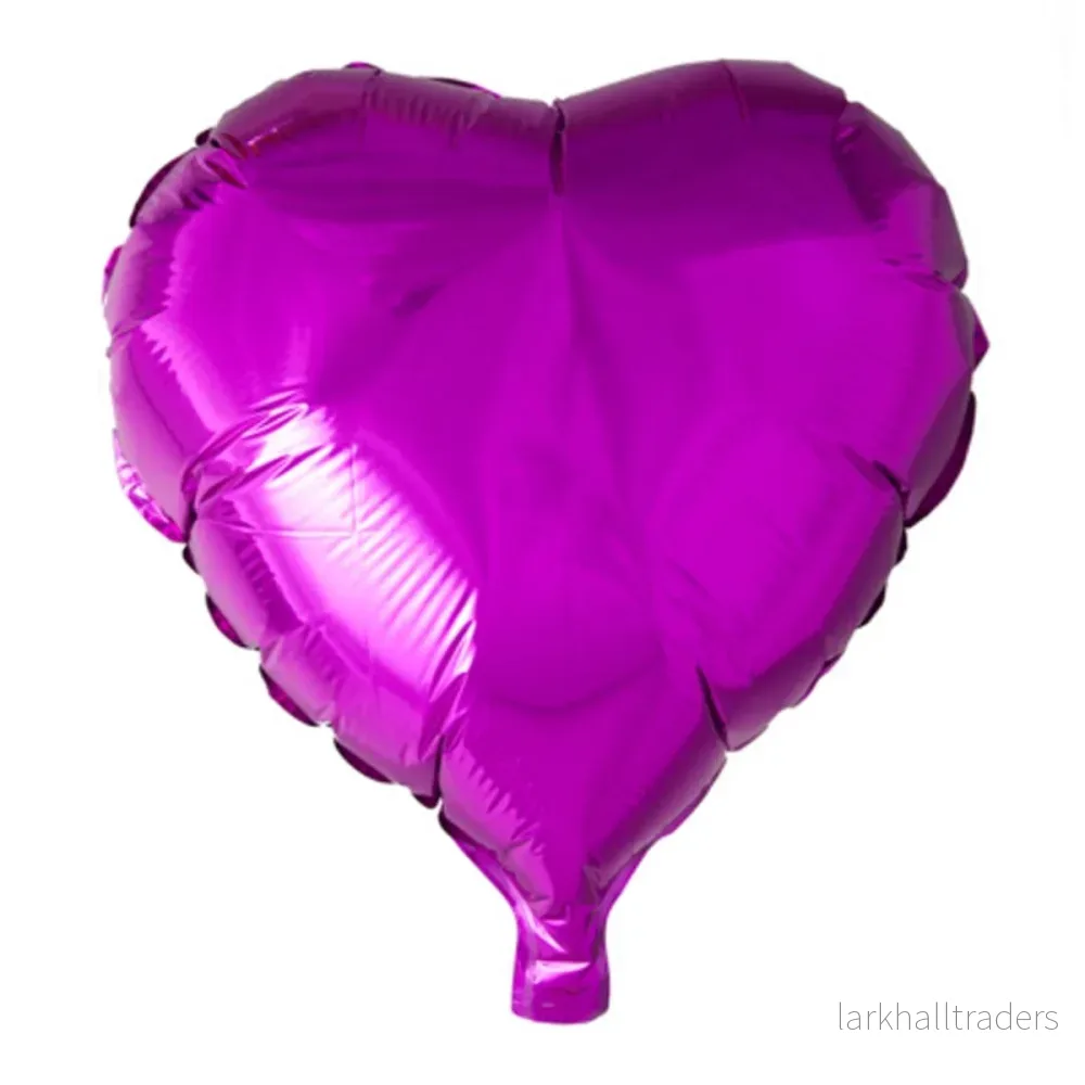 Folieballong, hjärta ljuslila 45 cm Folieballong, hjärta ljuslila 45 cm