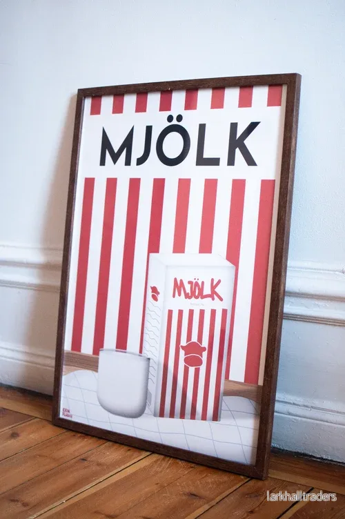 Röd Mjölk Poster - Bild 2
