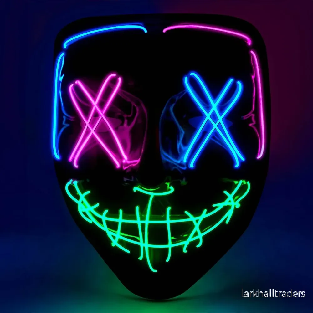 LED-mask, scary multi