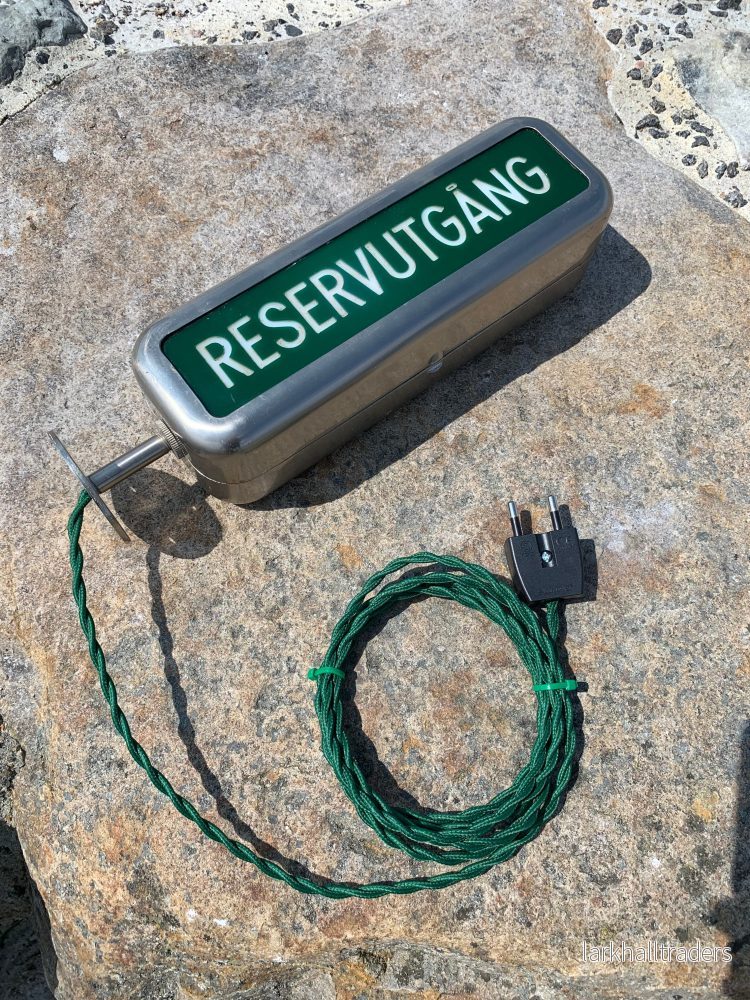 Vintage upplyst skylt - Bild 2