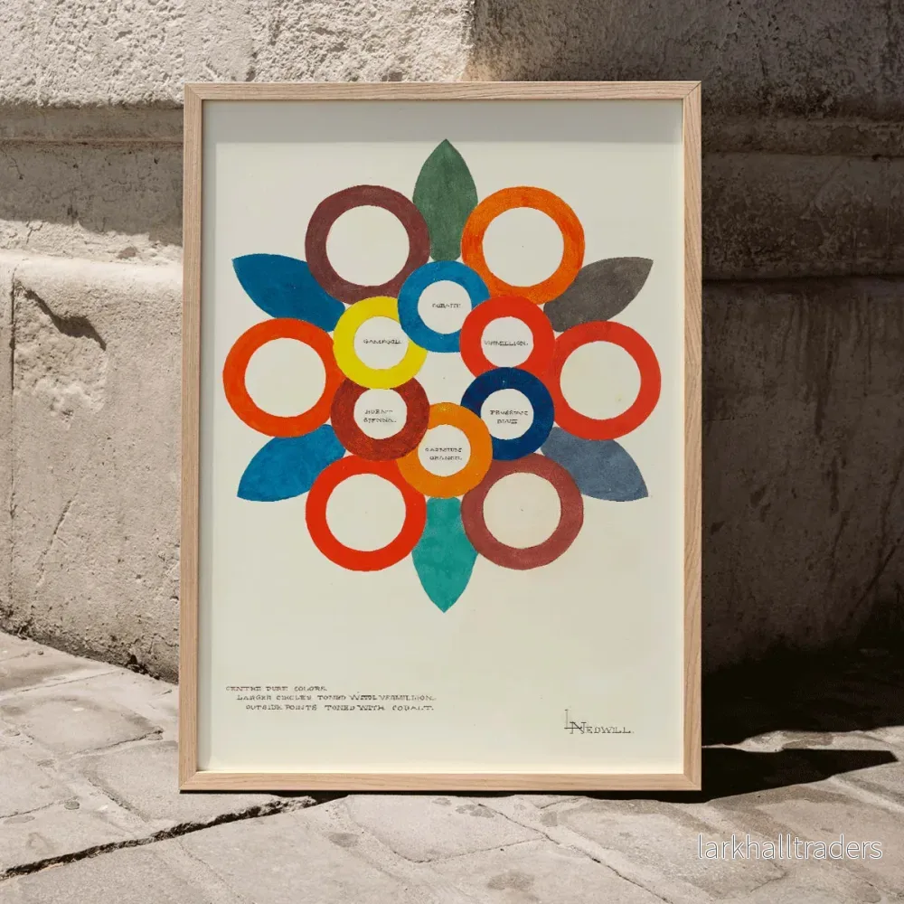 Centrum rena färger Poster
