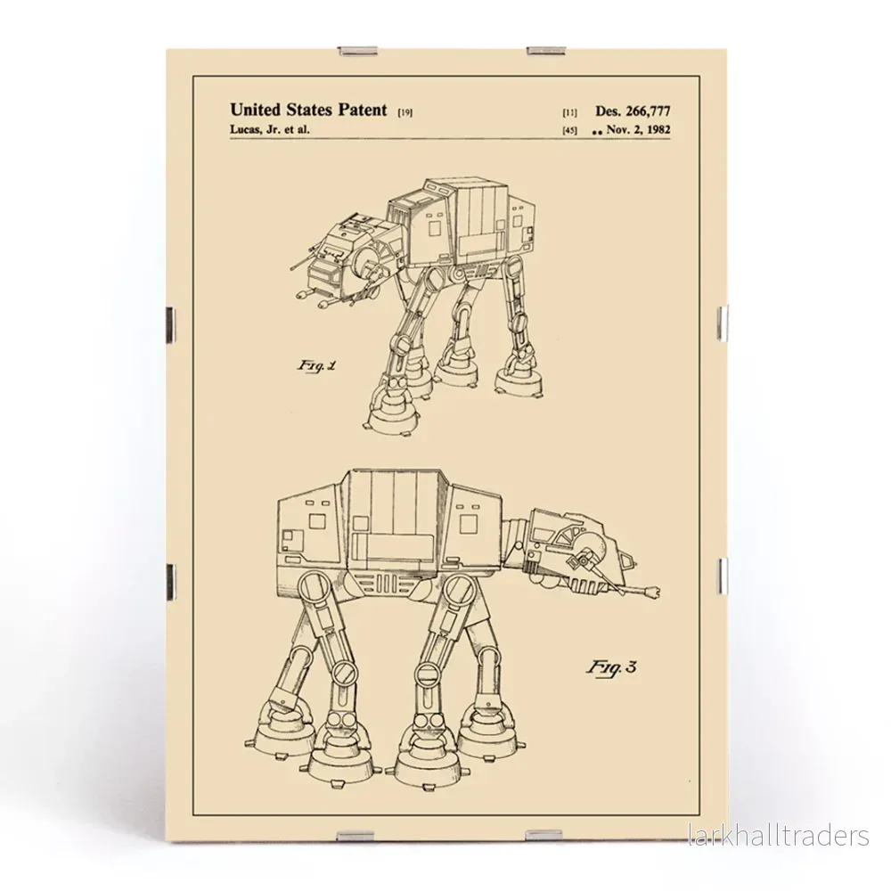 Star Wars AT-AT-patent Poster - Bild 3