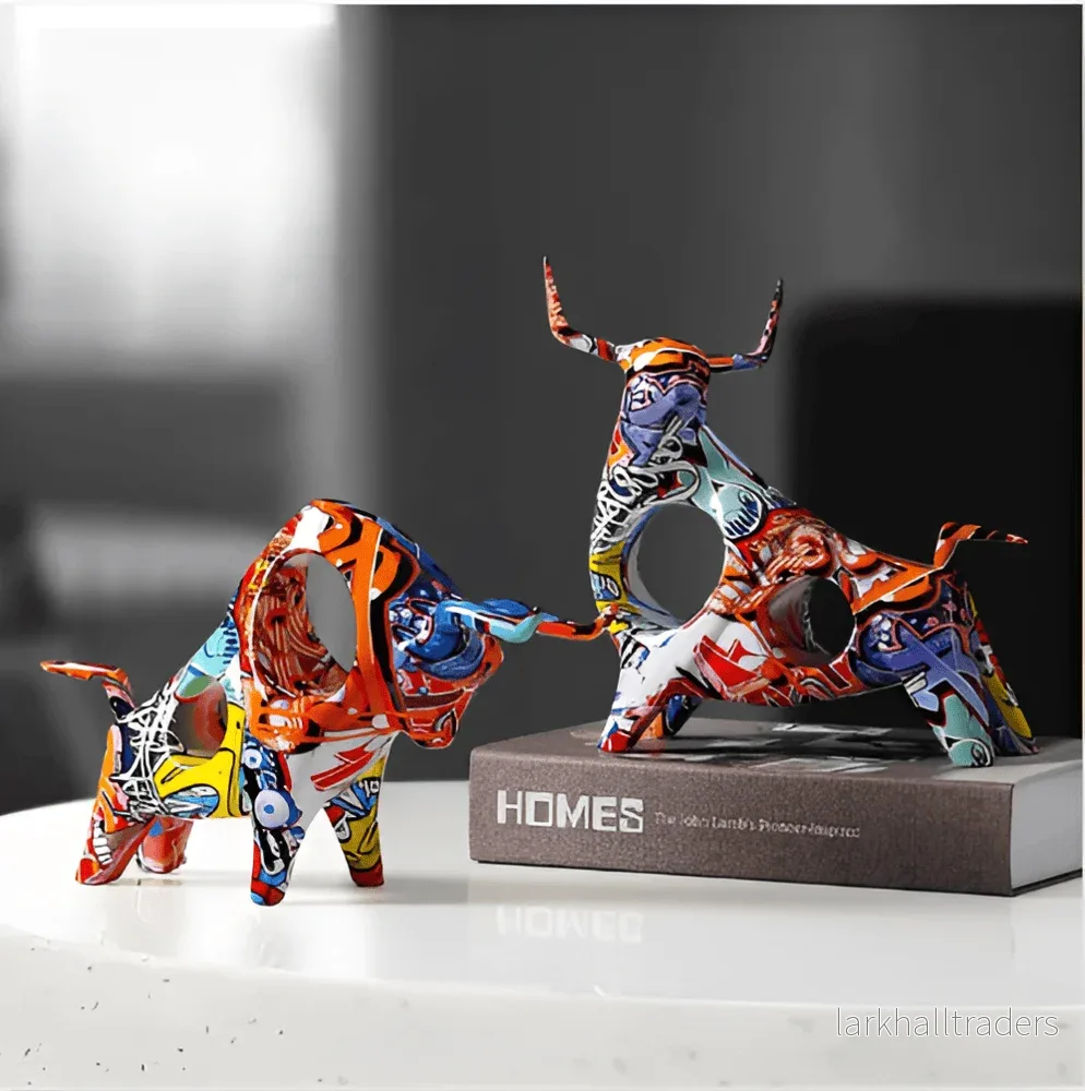 ColorGraze – Konstnärlig Miniatyrko för Skrivbord och Hylla ColorGraze – Konstnärlig Miniatyrko för Skrivbord och Hylla