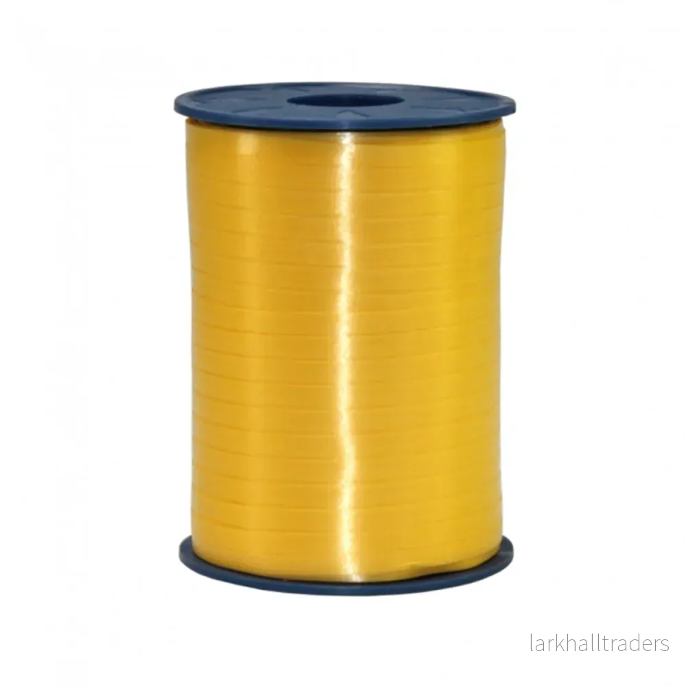Ballongsnöre, gul 500 m x 5 mm Ballongsnöre, gul 500 m x 5 mm
