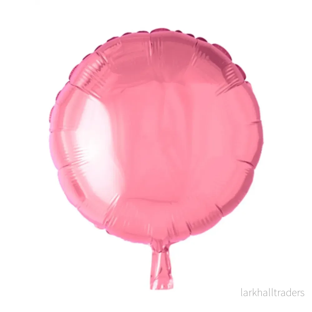 Folieballong, rund rosa 45 cm Folieballong, rund rosa 45 cm