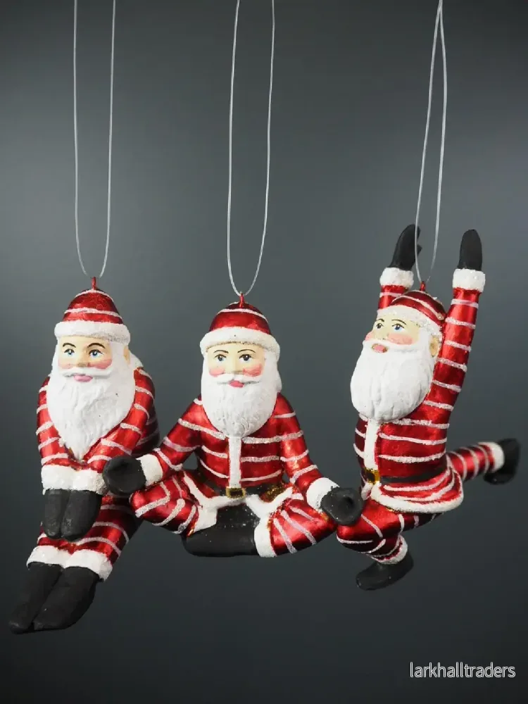 Yoga Santa Red Striped Yoga Santa Red Striped