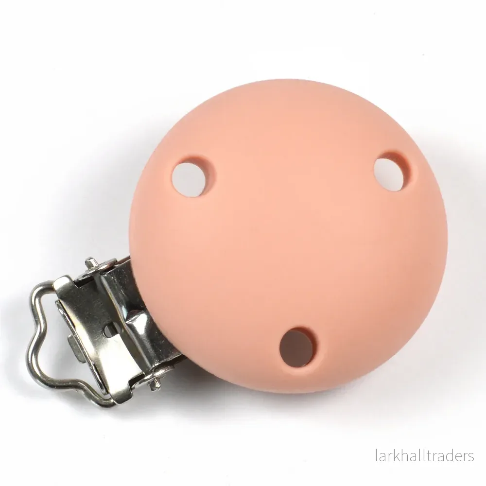 Silikonclips, dusty pink