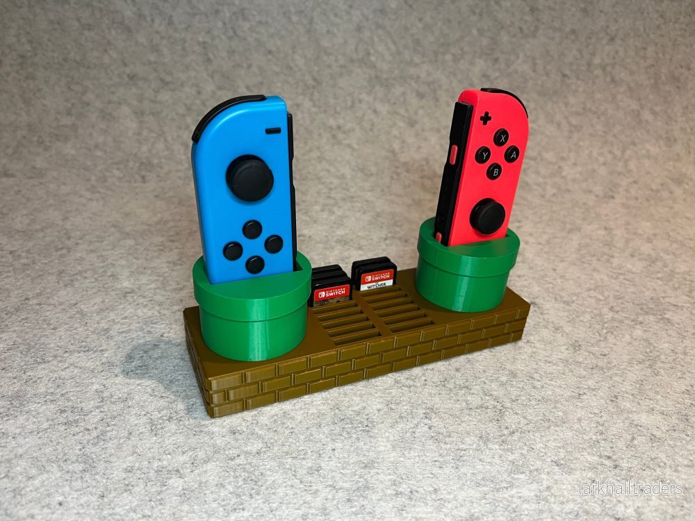 Super Mario-inspirerat ställ för Joy-Con och 16 Nintendo Switch-spel - Bild 2