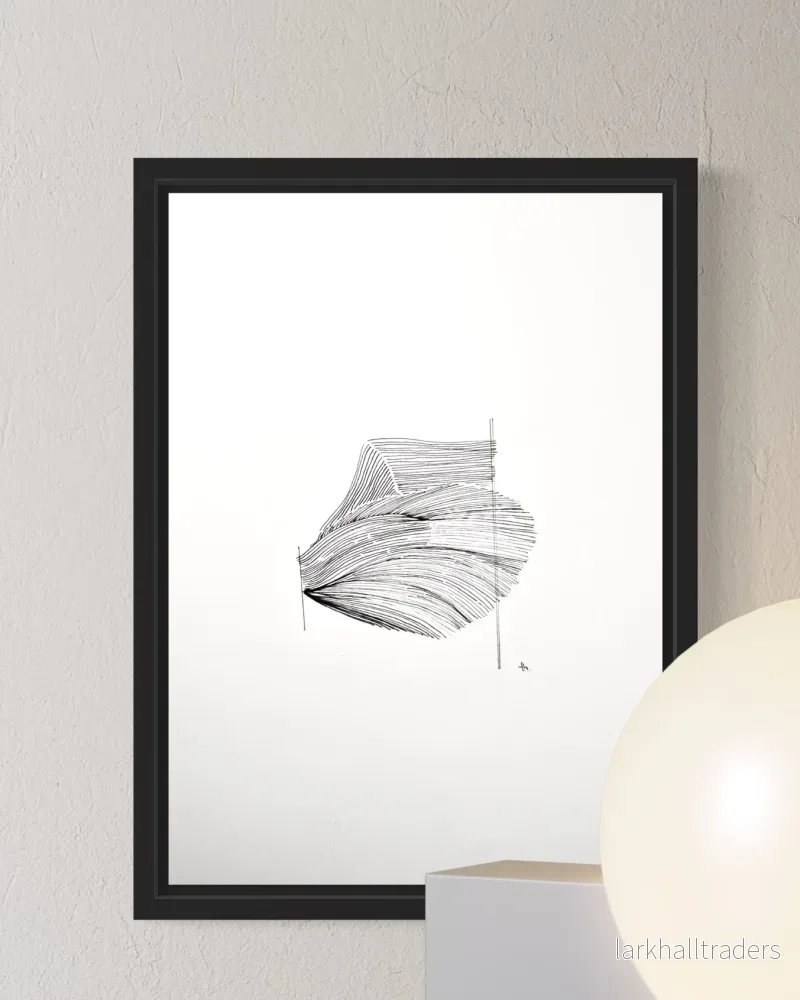 N.83 - “Whispers in Lines” – Original Teckning (A4, Oramad)