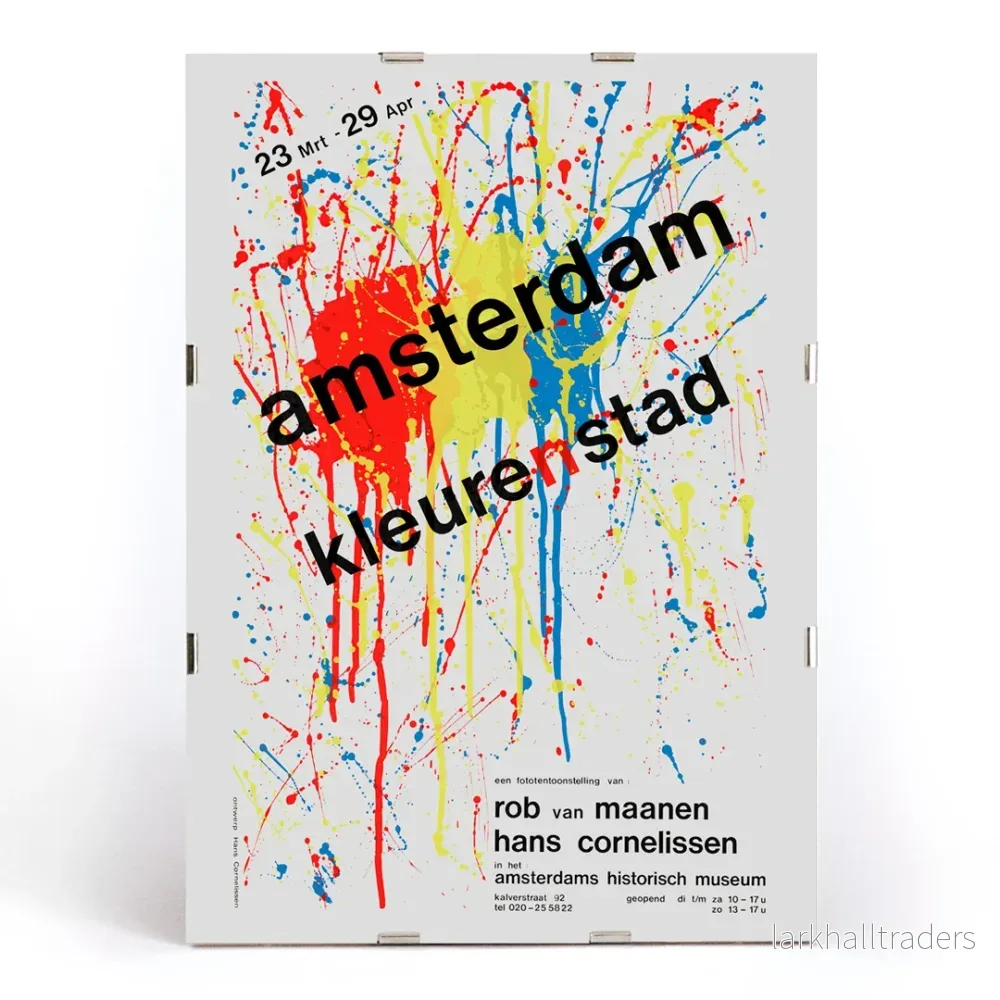 Färgstark Amsterdam Poster - Bild 3