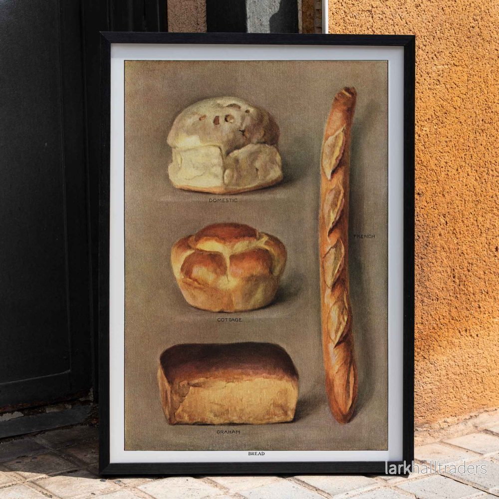 Bakade brödlimpor Poster