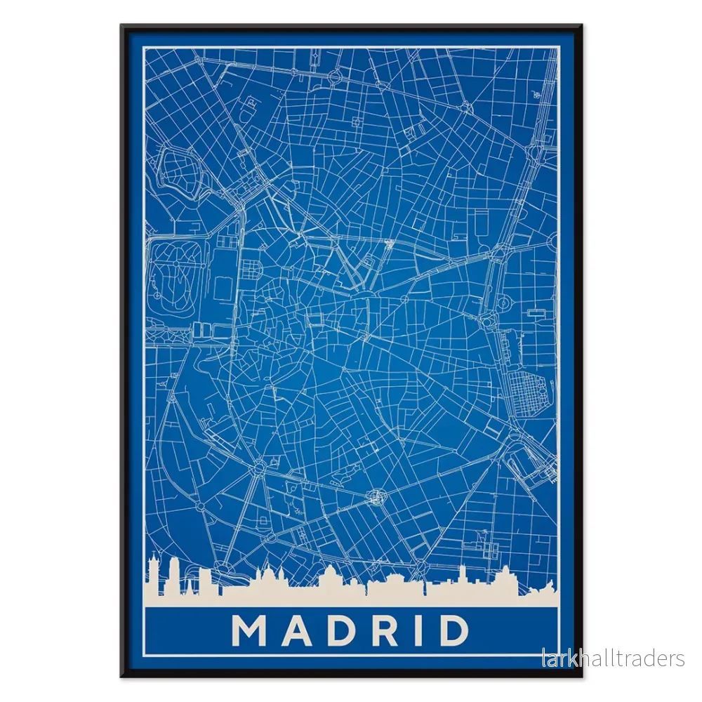 Minimalistisk Madrid Poster - Bild 2