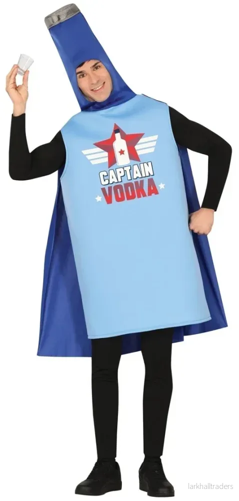 Dräkt, Captain vodka flaska one size Dräkt, Captain vodka flaska one size