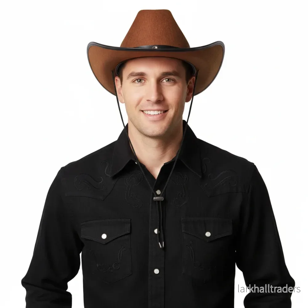 Cowboyhatt, vuxen brun Cowboyhatt, vuxen brun