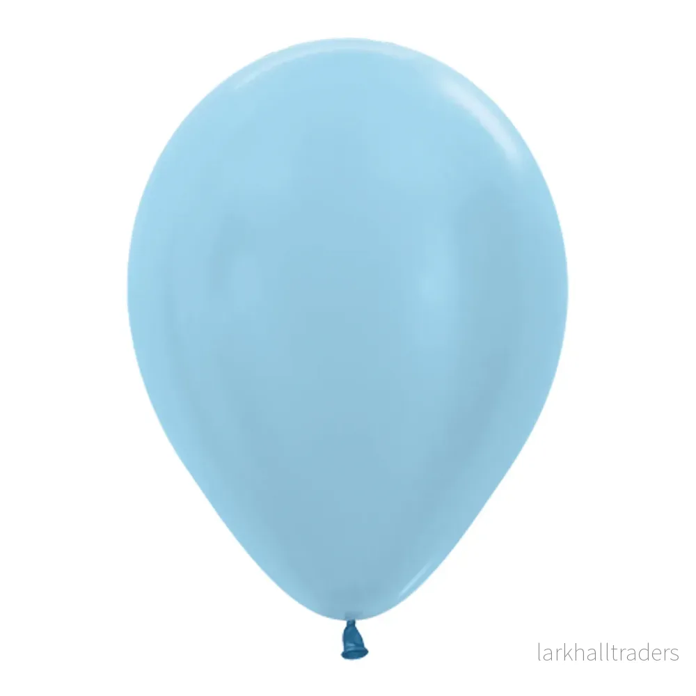 Ballonger, satin blå 10 st - Bild 3