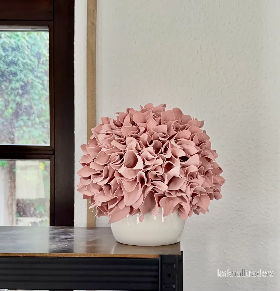 Design Porslin Lampa (puderrosa) - Bild 2