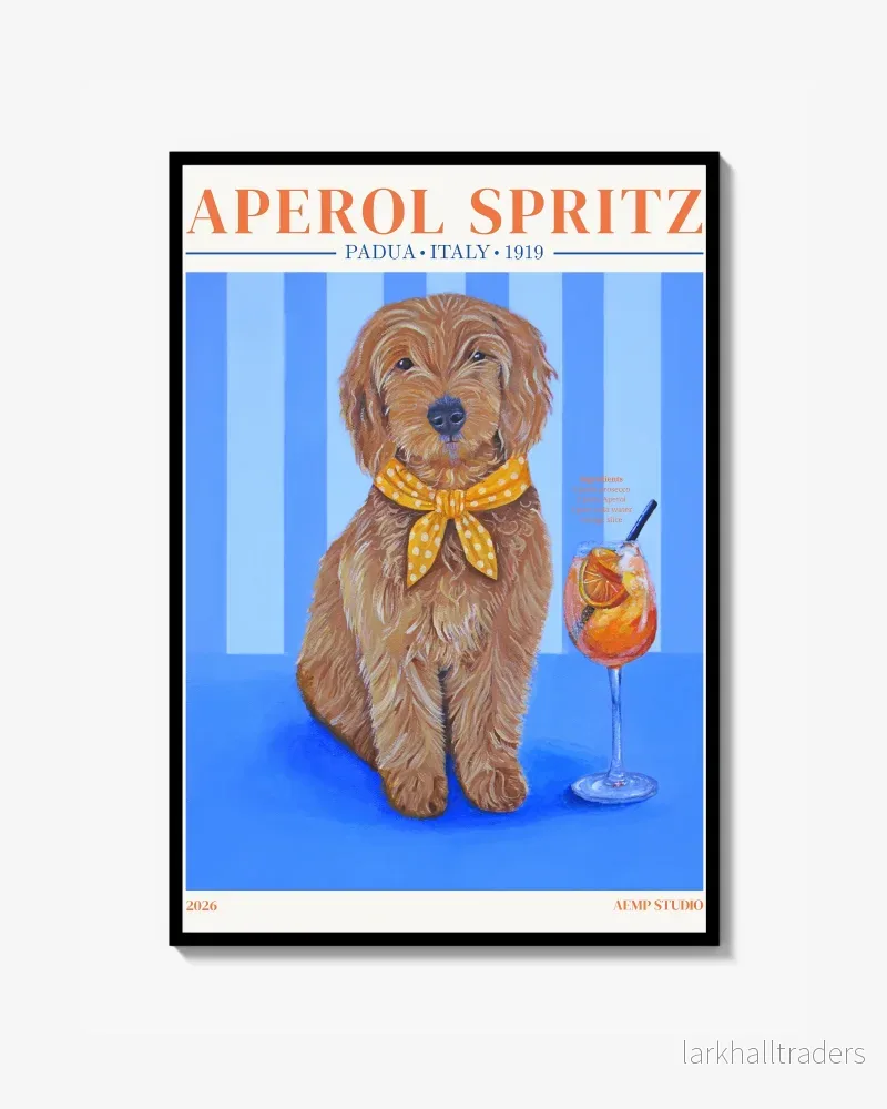 APEROL SPRITZ x GOLDEN DOODLE Poster