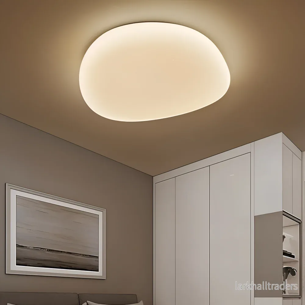 LunariaGlow – Taklampa med Småstensdesign och Integrerad LED - Bild 2