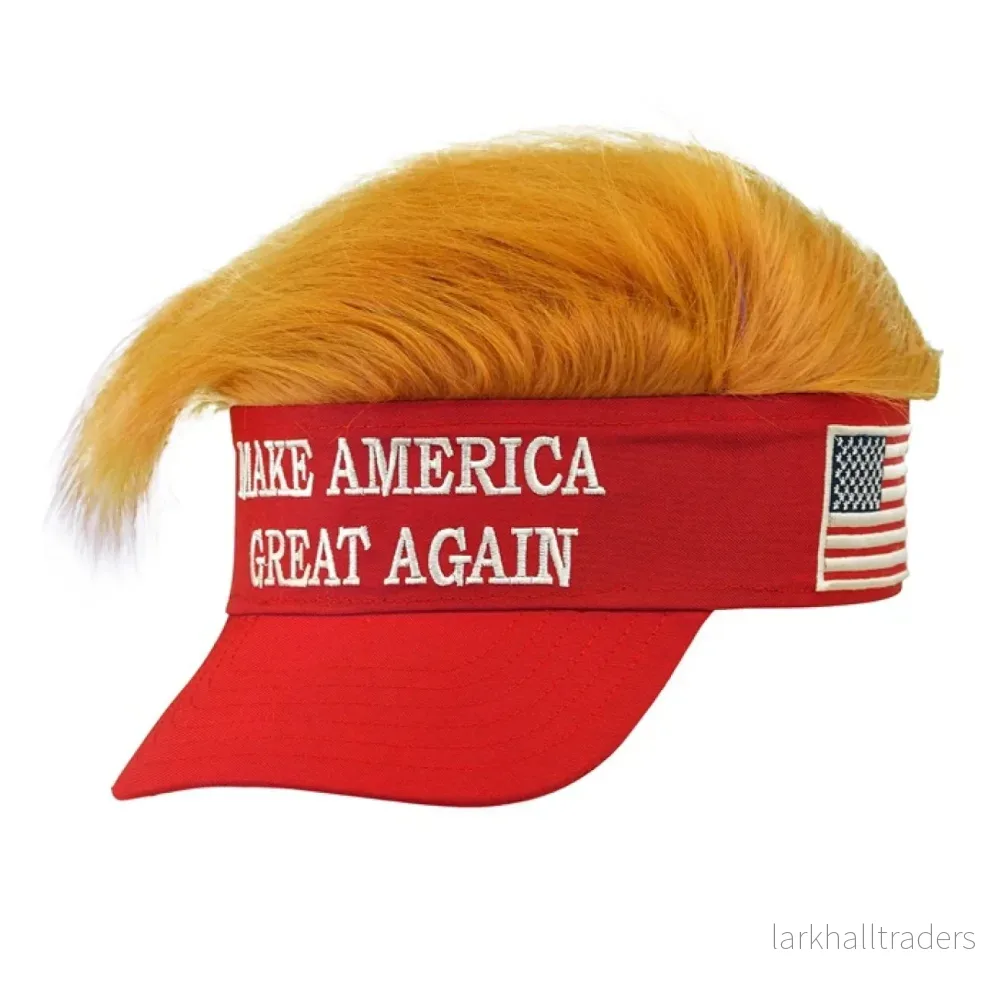 Keps med hår, make america great again Keps med hår, make america great again