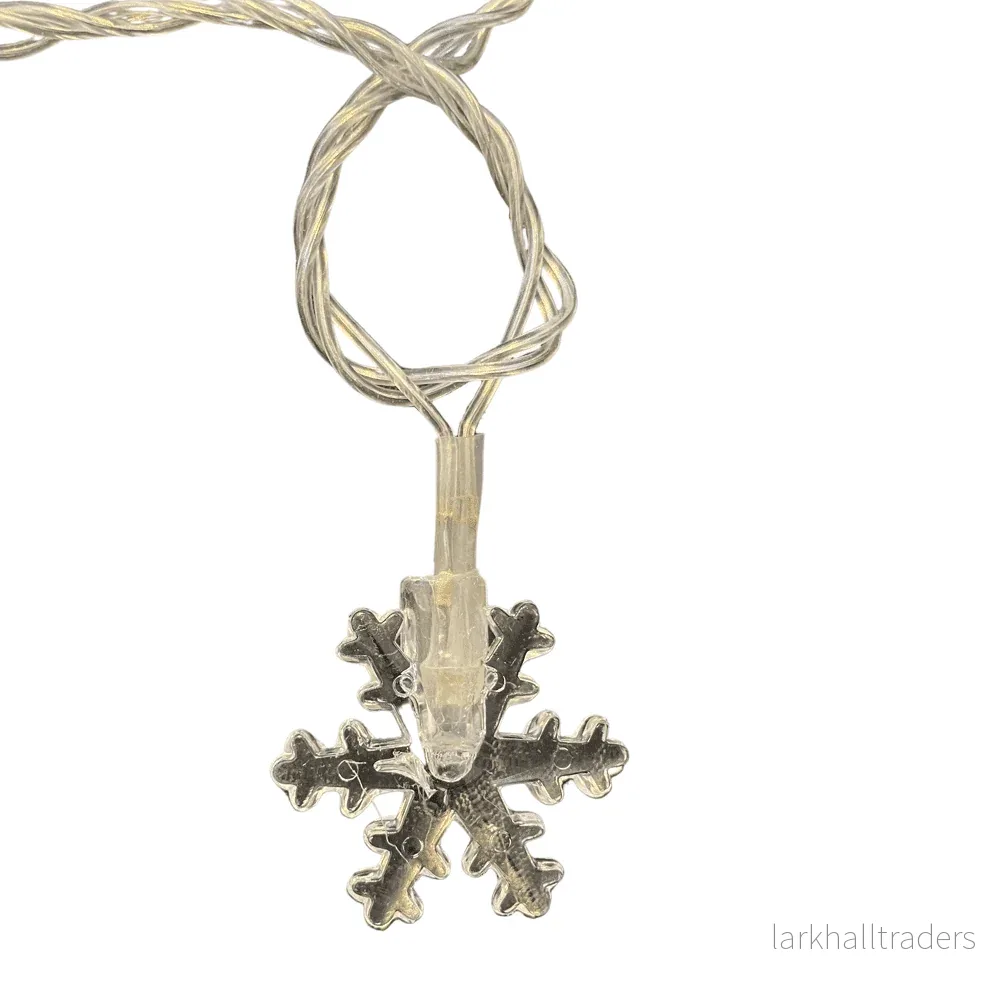 LED-ljusslinga Snowflake White – (3,5 meter) LED-ljusslinga Snowflake White – (3,5 meter)