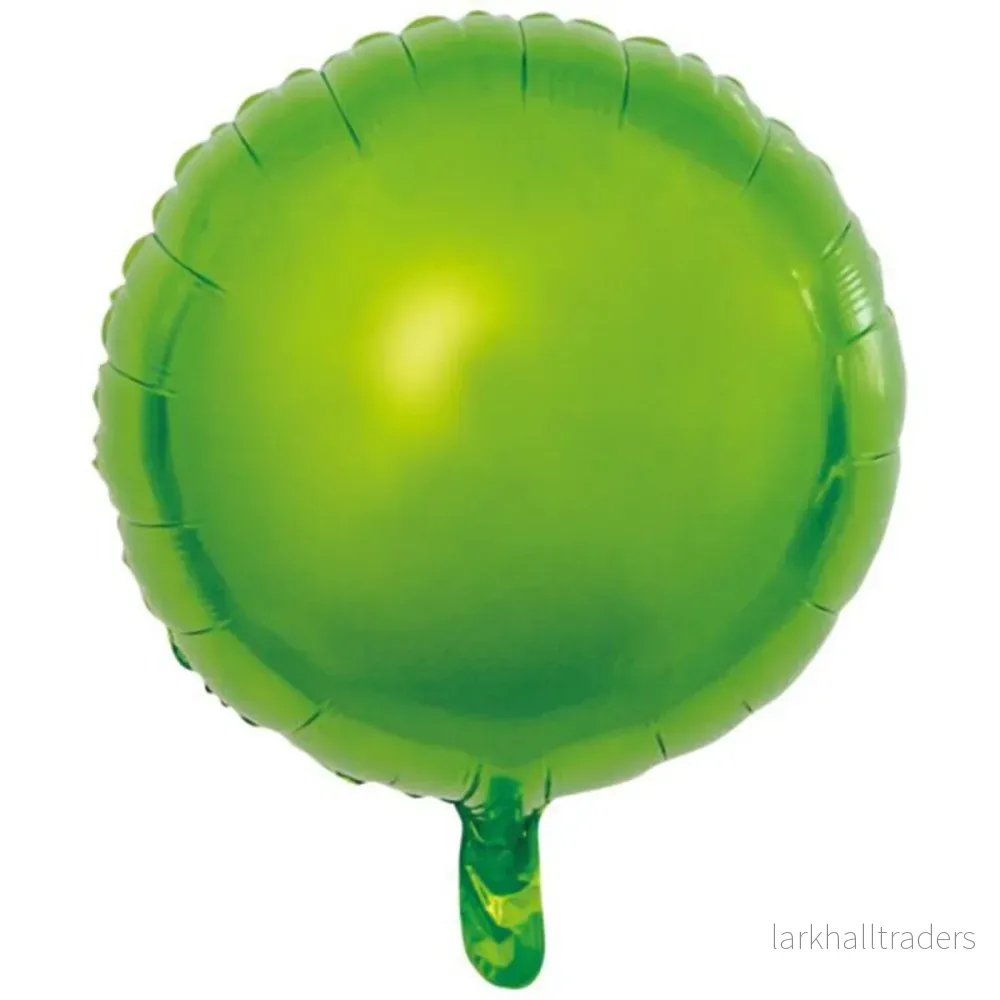 Folieballong, rund ljusgrön 45 cm Folieballong, rund ljusgrön 45 cm