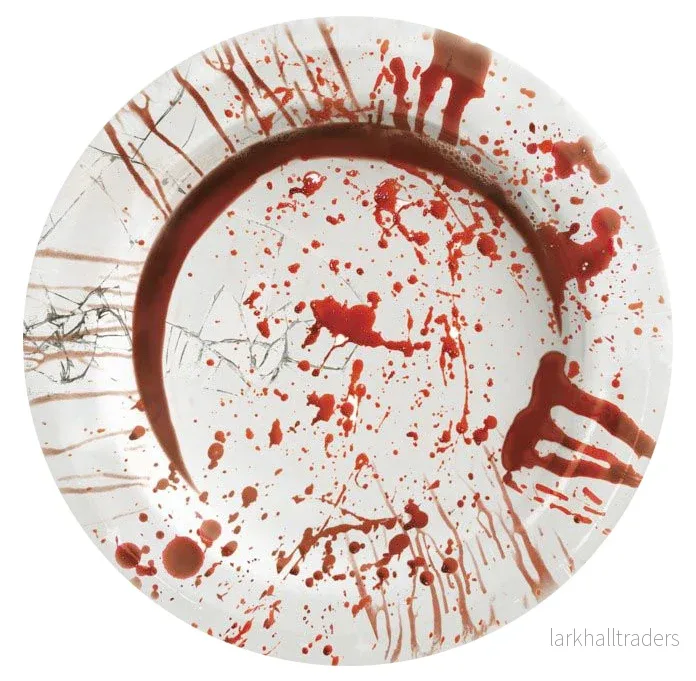 Tallrikar, blodig 23 cm 6 st Tallrikar, blodig 23 cm 6 st