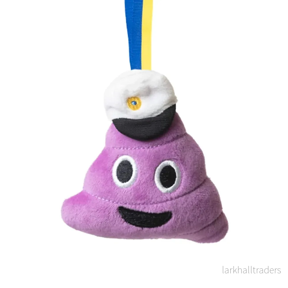Studenthänge, emoji bajs lila 8 cm Studenthänge, emoji bajs lila 8 cm