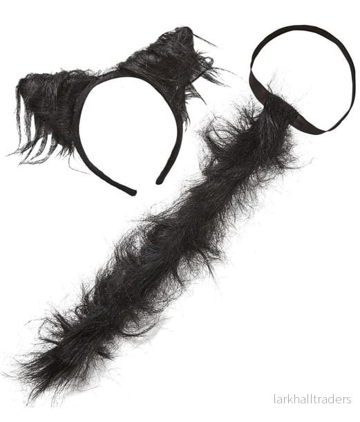 Maskeradset, katt svart fluffig - Bild 2