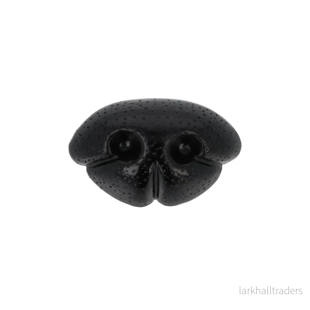 Säkerhetsnosar, svart, 12mm, 2st Säkerhetsnosar, svart, 12mm, 2st