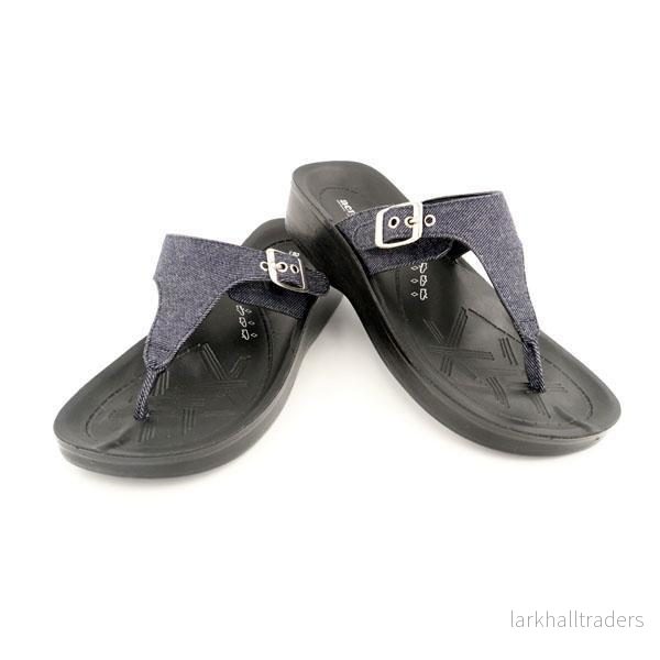 Sandaler Aerosoft modell Blue Canvas med tåsplit Sandaler Aerosoft modell Blue Canvas med tåsplit
