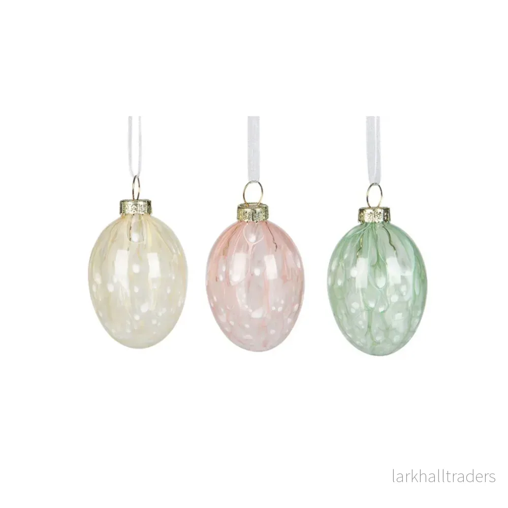 Ägg Glas målade 6-pack Ägg Glas målade 6-pack