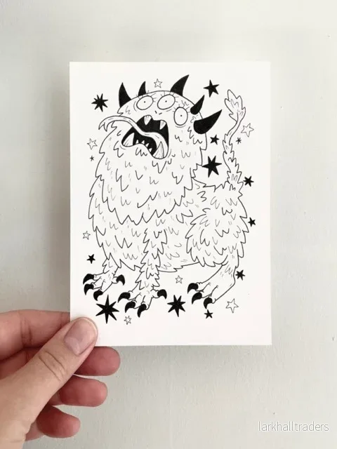 Monster Drawing – Lion
