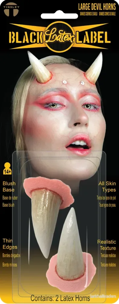Black Label Latex Horns – Large Devil Horns
