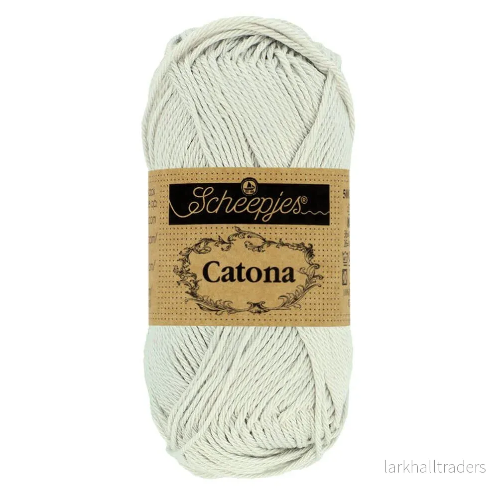 Scheepjes Catona 50g – 172 Light Silver Scheepjes Catona 50g – 172 Light Silver