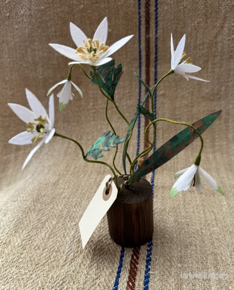 Anemone + Galanthus plant Skulptur - Bild 2