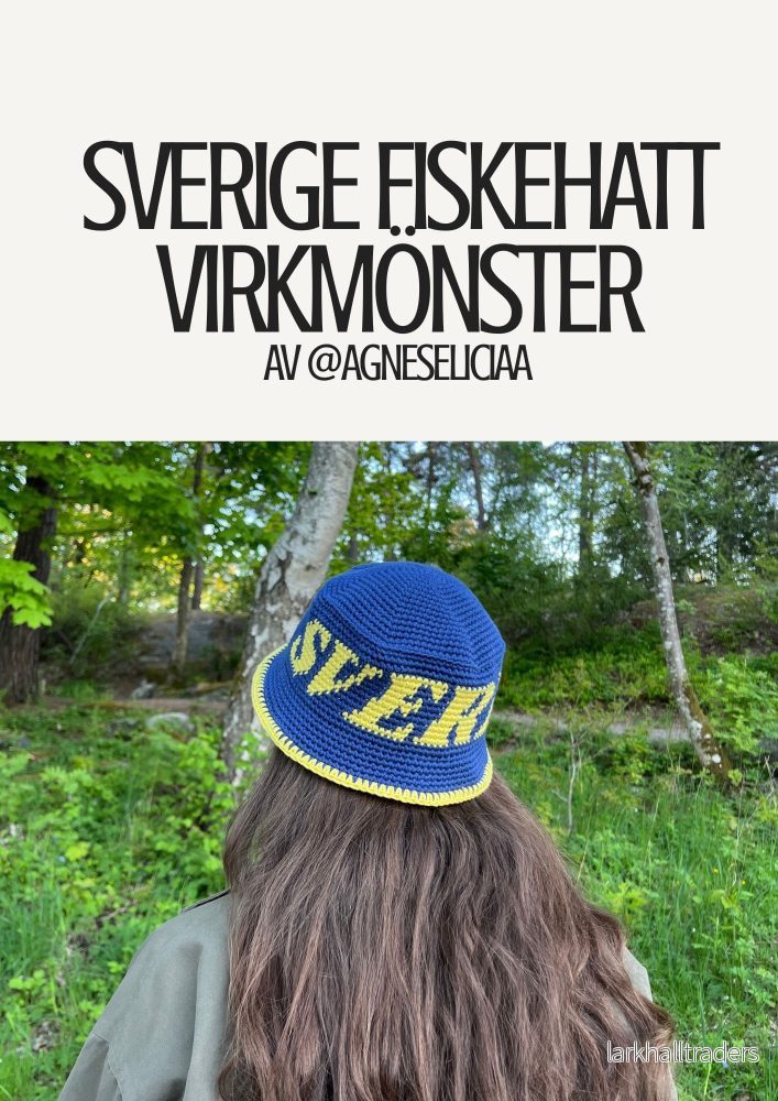 Virkad Mönster Sweden Svensk Hinkhatt