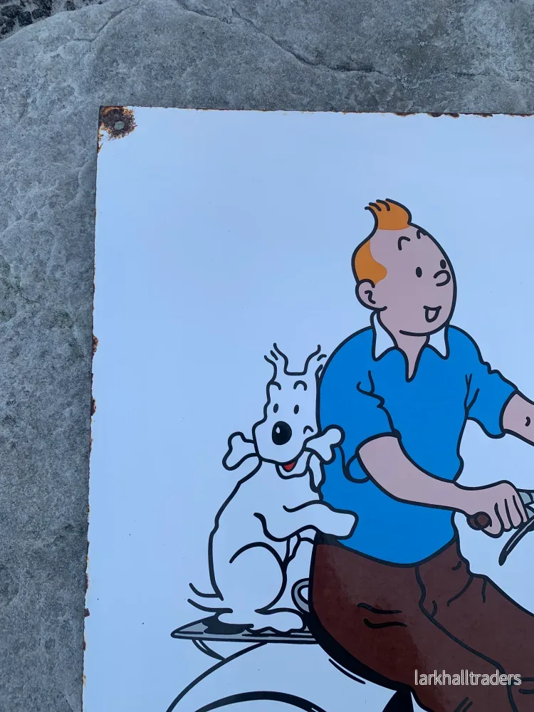 Tintin och Vespa-skylt - Bild 3