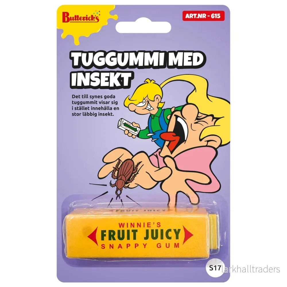 Tuggummi med insekt - Bild 2