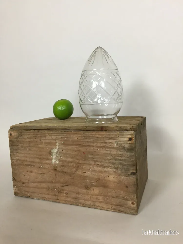 Vackert gammalt lampglas - Bild 3