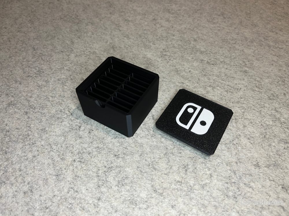 Spellåda för 16 Nintendo Switch cartridge med lock - Bild 2