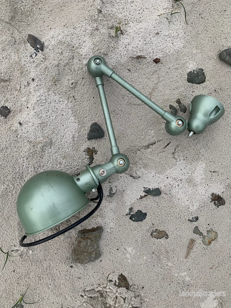 Jieldé vägglampa 2 armar – Grön Jieldé vägglampa 2 armar – Grön