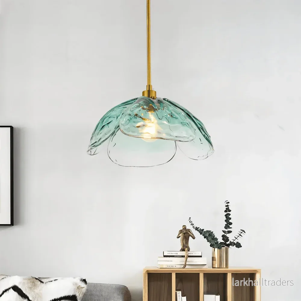 Luméa Bloom – Färgglad Blommig Glaspendellampa i LED-design