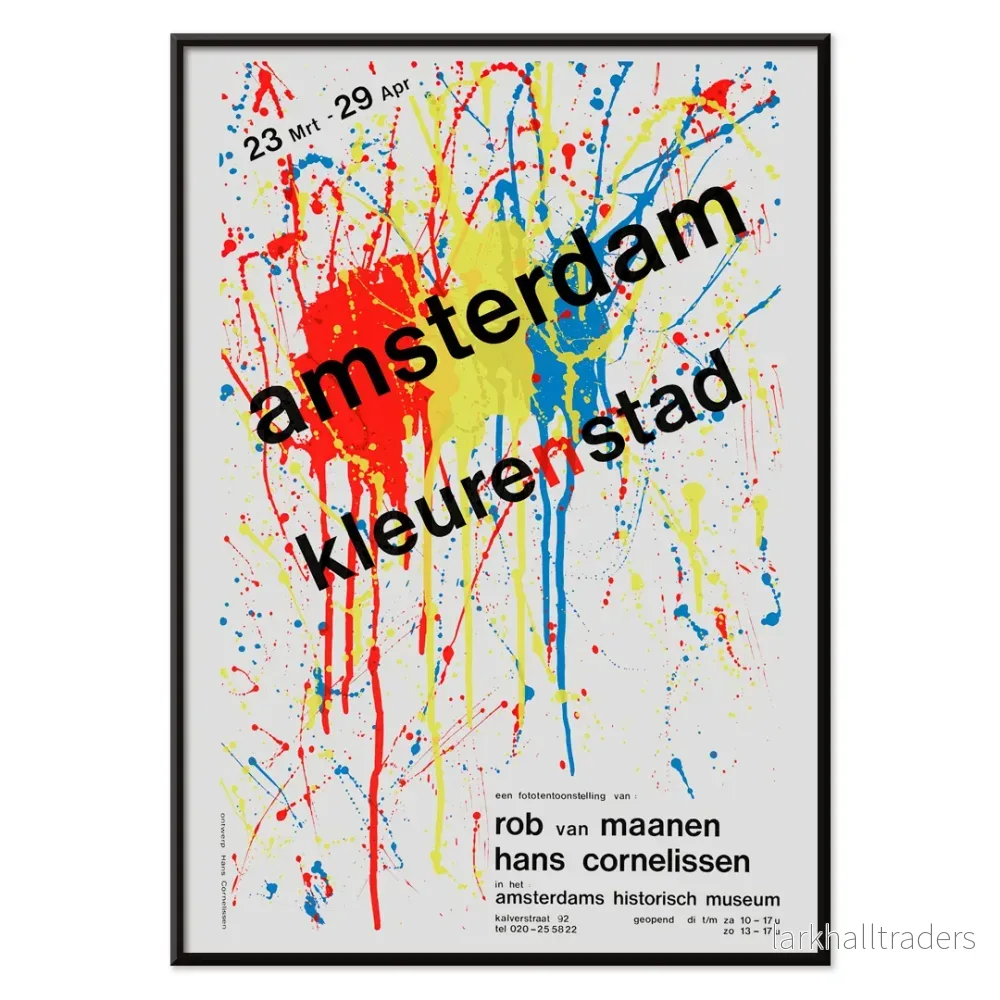 Färgstark Amsterdam Poster - Bild 2